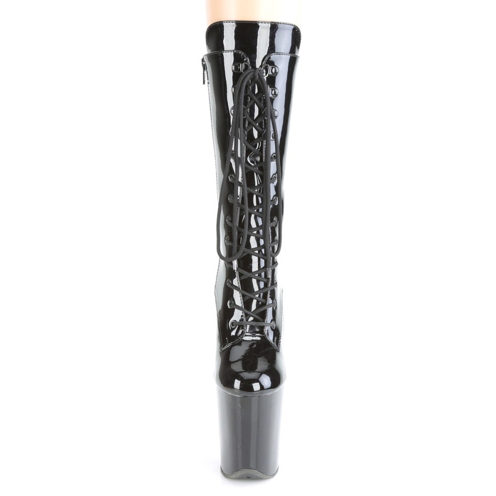 Pleaser - FLAMINGO-1050 Plattformstiefel - Pole dance schuhe - Schwarz